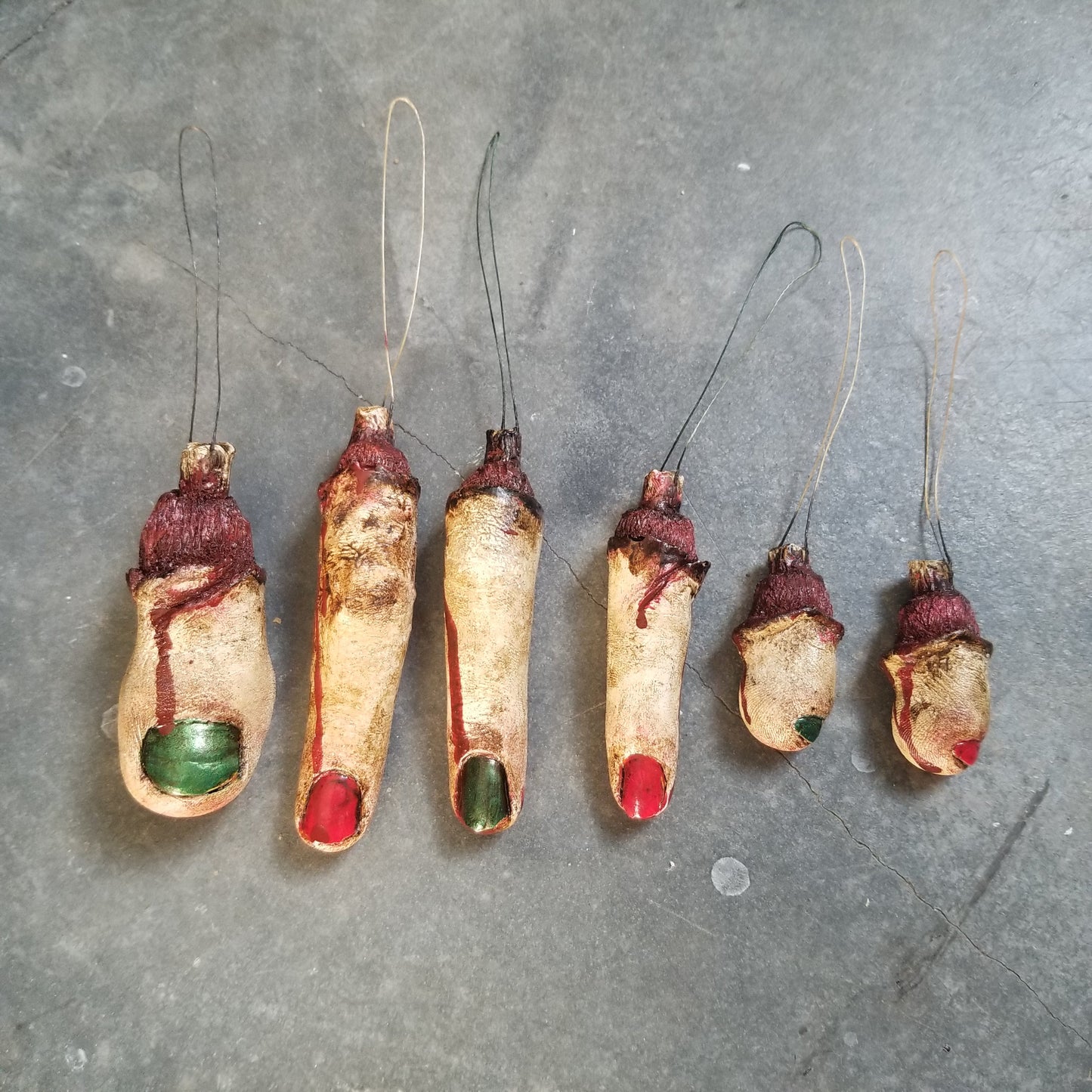 Severed Finger Halloween Decorations + Christmas Decorations