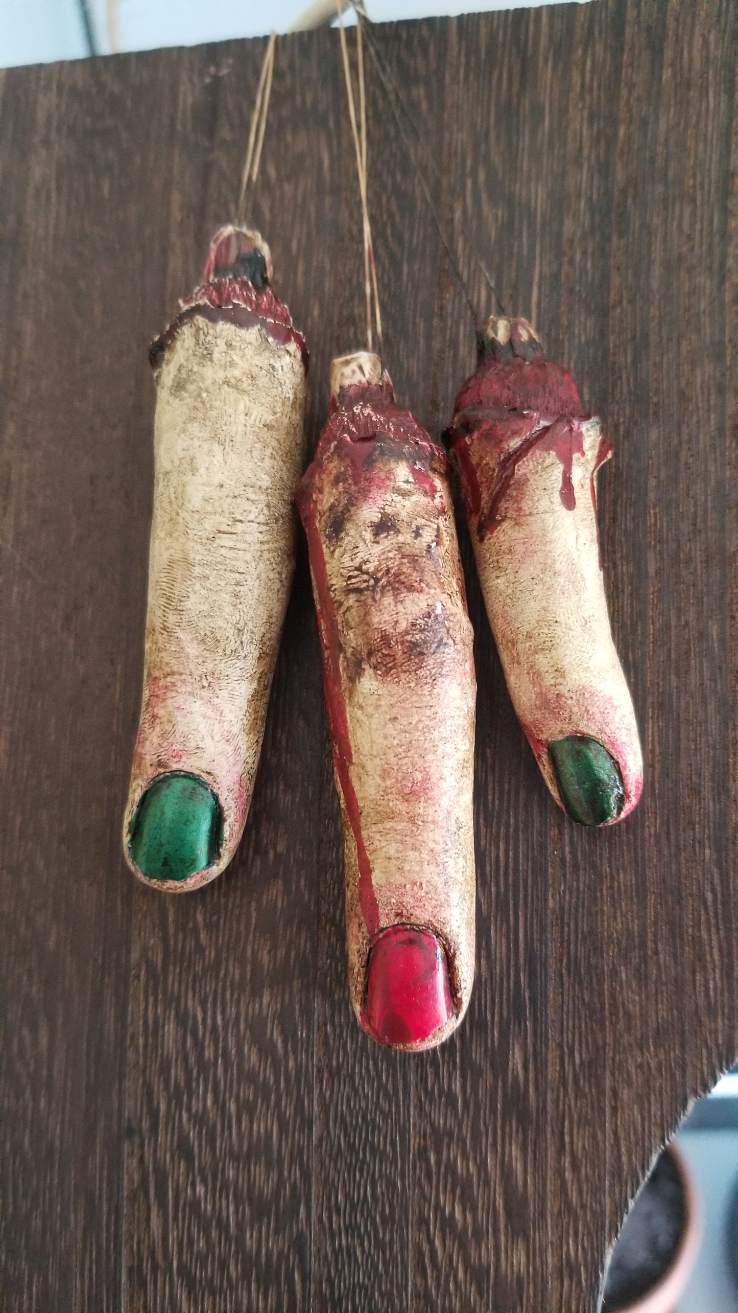 Severed Finger Halloween Decorations + Christmas Decorations