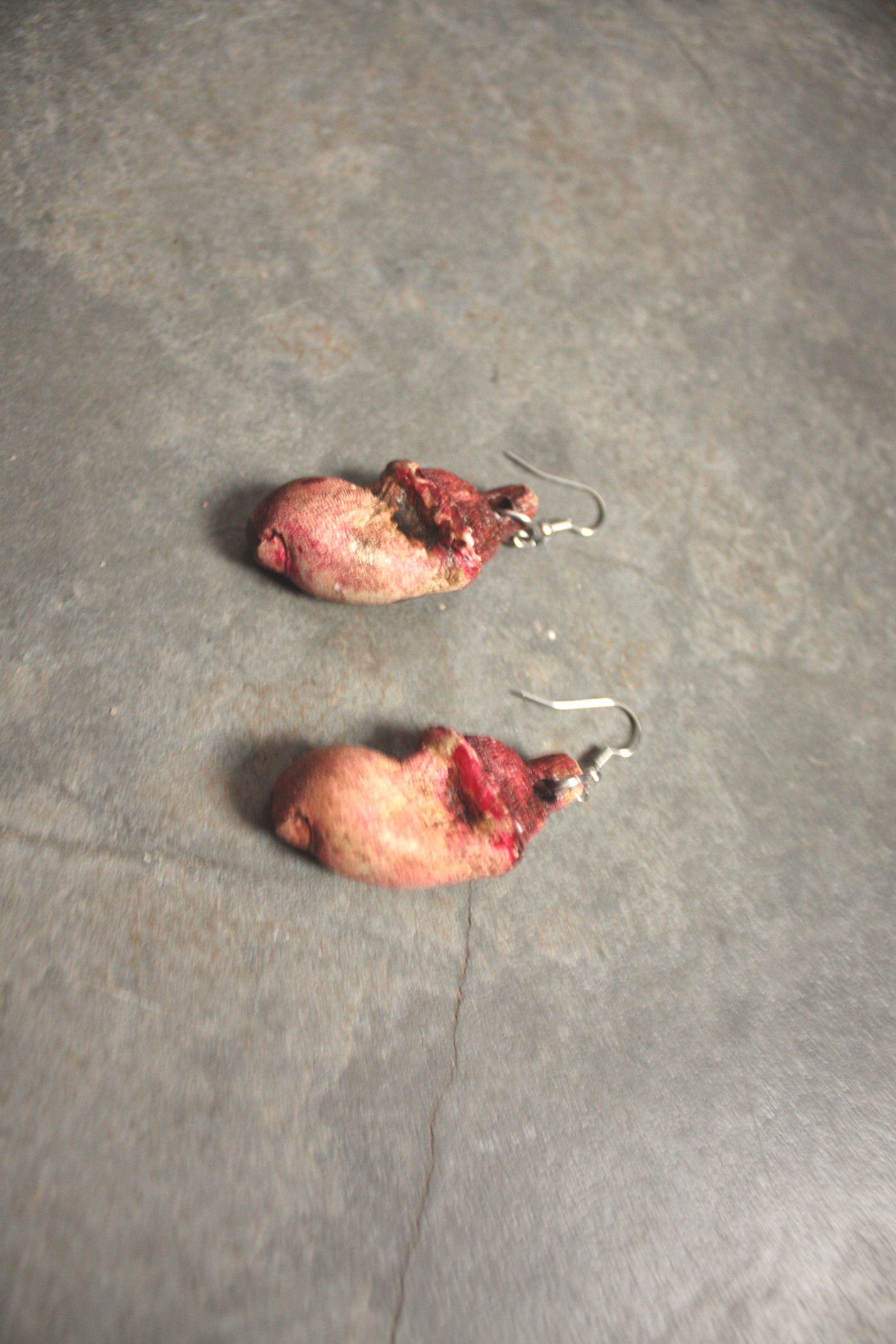 Severed Finger and Toe: Earrings