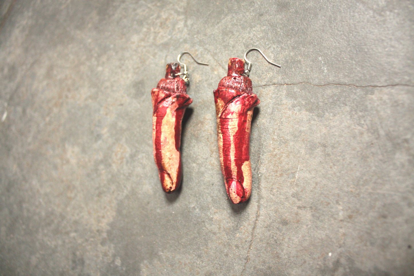 Severed Finger and Toe: Earrings